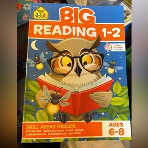 Big Reading 1-2 Book with Owl and Fireflies